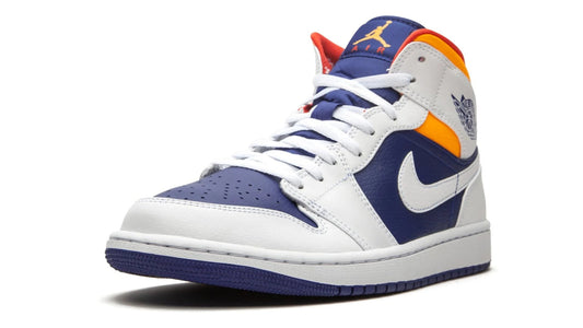 Air Jordan 1 Mid "Royal Blue / Laser Orange" - photo 2