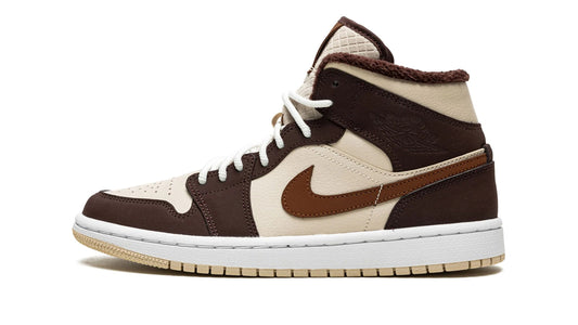 AIR Jordan 1 MID SE Wmns "Brown Basalt Fleece" - photo 2