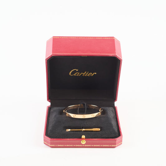 Cartier Love Classic Pink Gold Bracelet Size 17 - photo 2