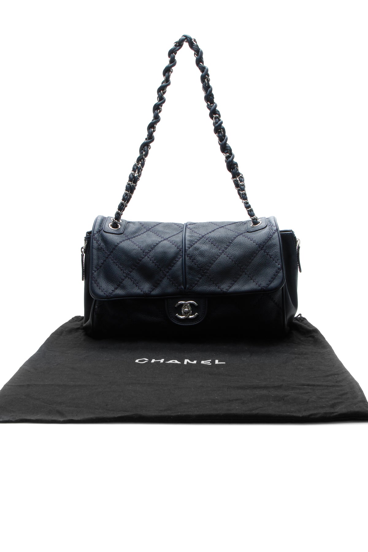 Ultimate Stitch Flap Bag - Navy - image 10