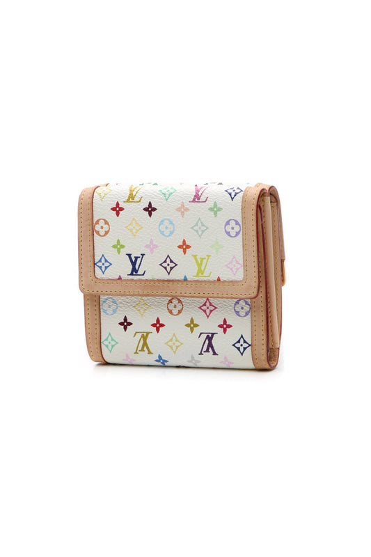 Porte-Monnaie Billets Wallet - White Multicolore Monogram - image 2