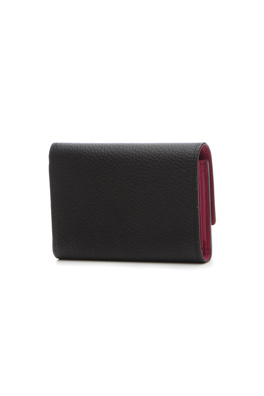 Capucines Compact Wallet - Black/Pink - image 2
