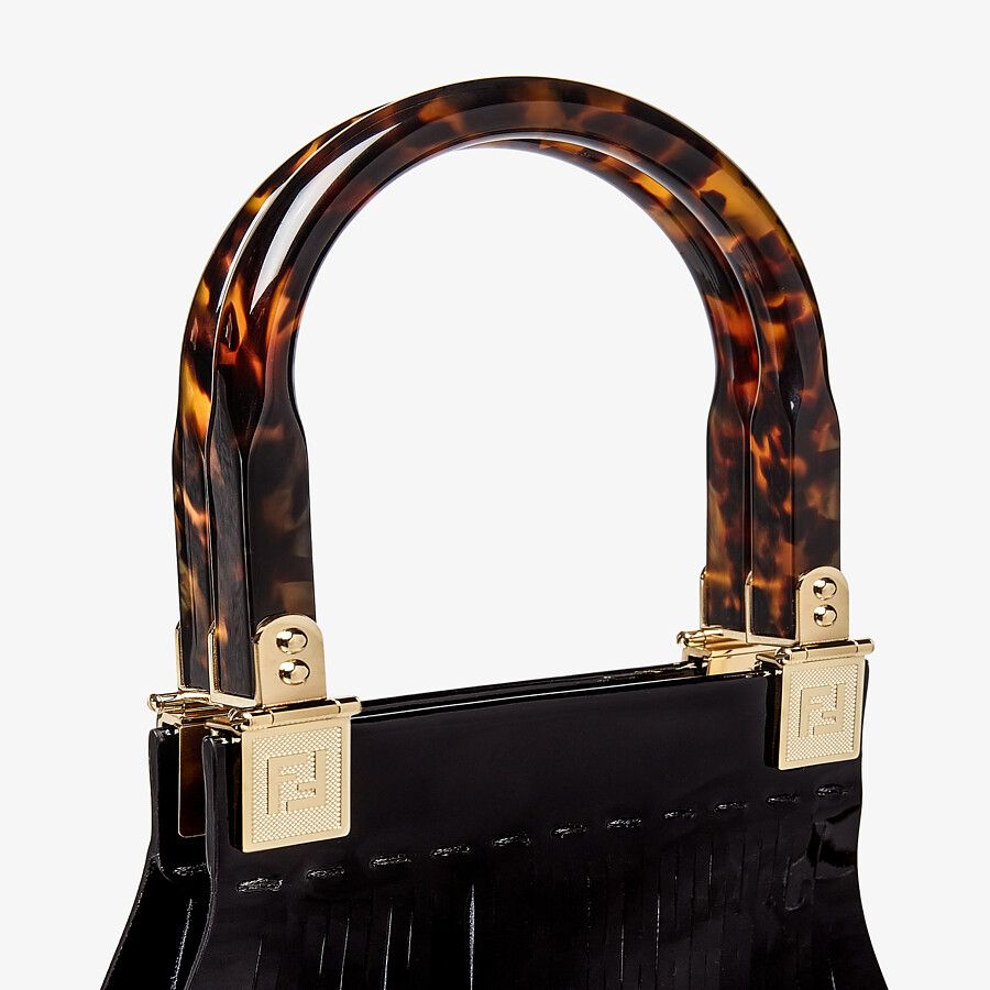 Fendi Patent Leather Shopper - photo 5