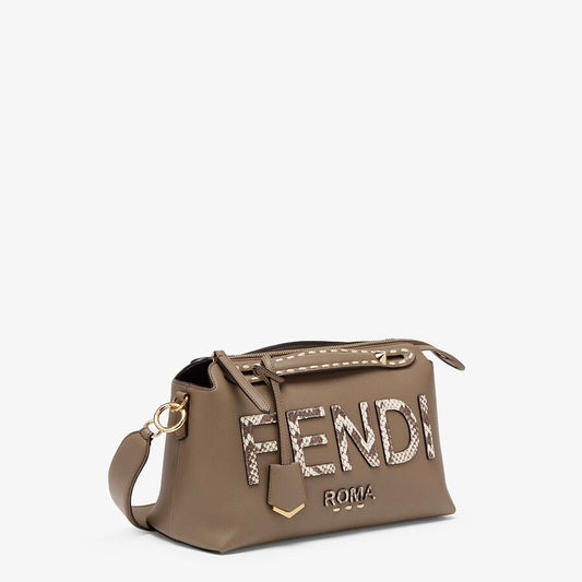 Fendi Leather and Elaphe Boston Bag - photo 2