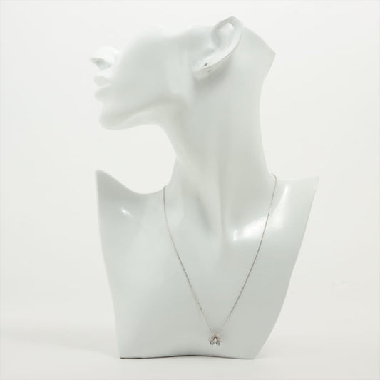 Van Cleef & Arpels Frivole Mini Diamond Necklace White Gold 2022 - photo 2