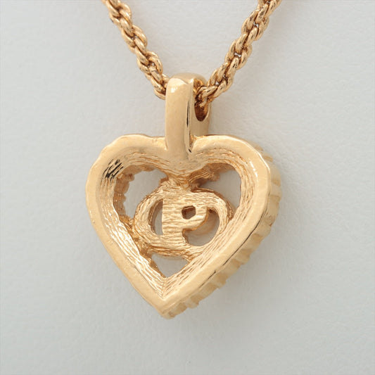 ITEM 4 - Dior CD Heart Crystals Necklace (Costume Jewellery) - photo 2