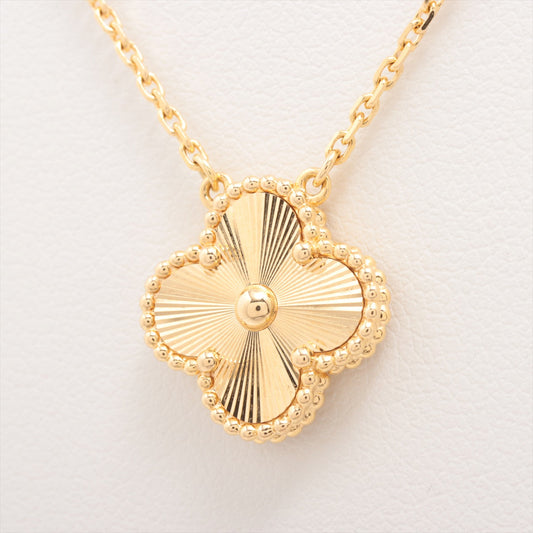 HOLD CV Van Cleef & Arpels Vintage Size Alhambra Guilloche Necklace - photo 2