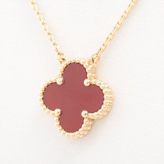 Van Cleef & Arpels Vintage Alhambra Carnelian Necklace 2023 - photo 2