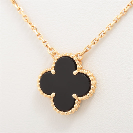 Van Cleef & Arpels Vintage Alhambra Onyx Necklace - photo 2