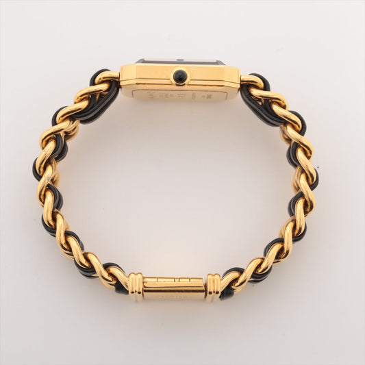 Chanel Première M Gold Black Face Watch - photo 2