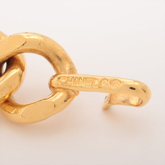 Chanel Coco Gold Chain Black Leather Belt Size 80cm Costume Jewellery - photo 2