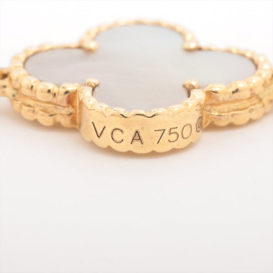 Van Cleef & Arpels Vintage Alhambra 5 Motifs Mother of Pearl Bracelet - photo 2