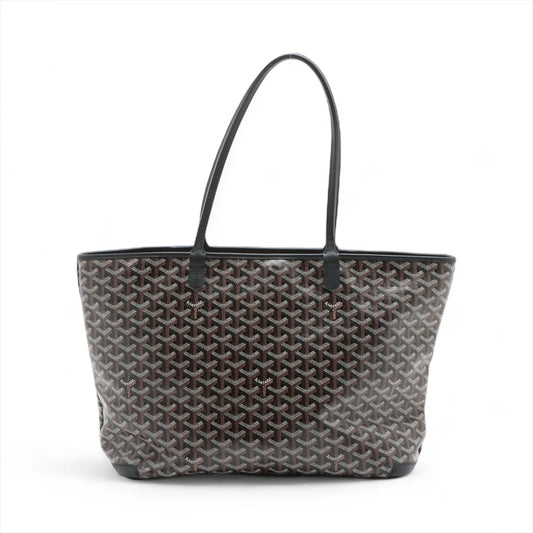 Goyard Artois MM leather Tote Bag Black - photo 2