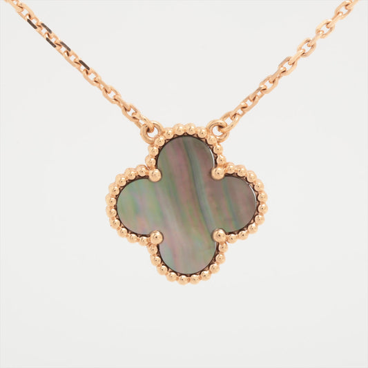 Van Cleef & Arpels Vintage Alhambra Grey Mother of Pearl Necklace - photo 2