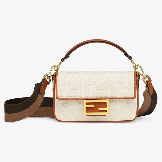 BAGUETTE White Canvas FF Bag - image 2