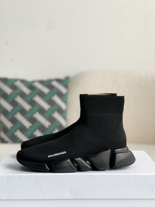 Balenciaga Speed 2.0 Recycled Knit Sneaker in Black - image 2