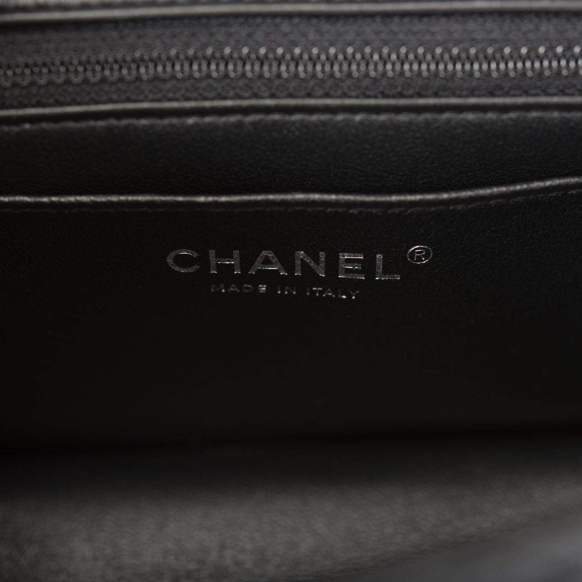 Chanel Black Quilted Lambskin Rectangular Mini Classic Flap Bag Silver Hardware - image 9