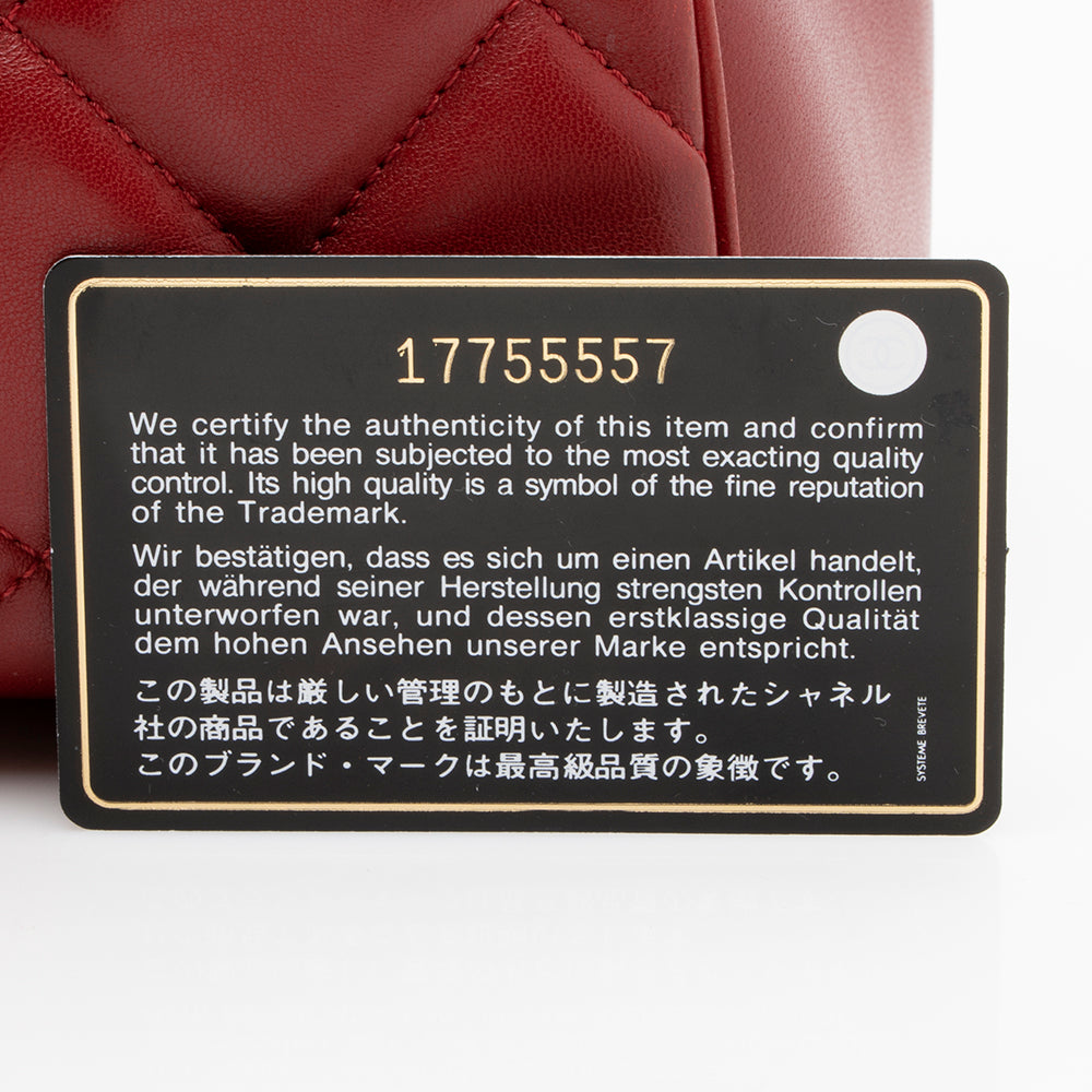 Chanel Lambskin Flap CC Shoulder Bag - image 17