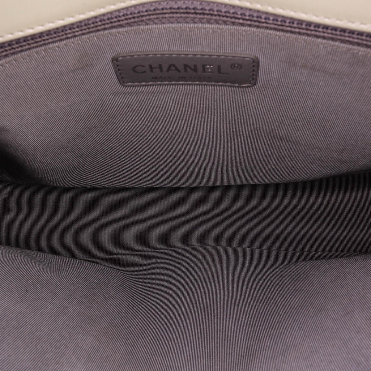 Chanel Large Boy Lambskin Leather Flap Bag - image 7