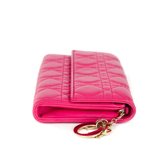 Dior Wallet On Chain WOC Pink - photo 2