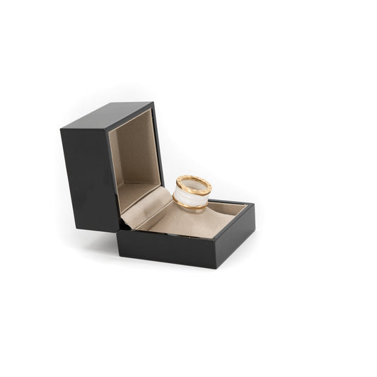 Bvlgari B.Zero Ring Pink Gold White Ceramic - photo 2