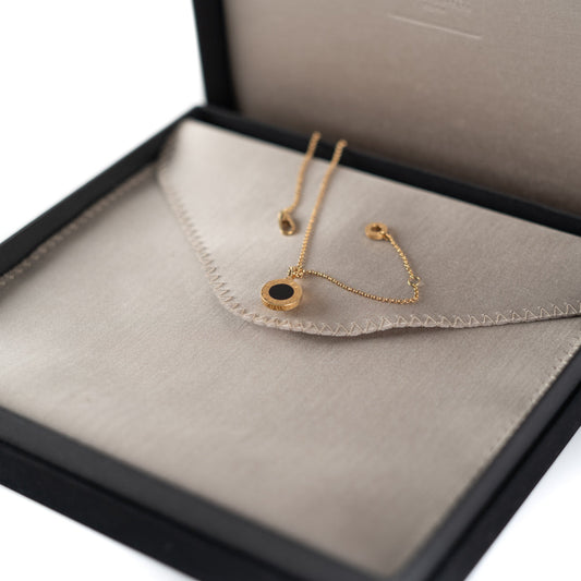 Bvlgari Onyx Necklace Yellow Gold - photo 2