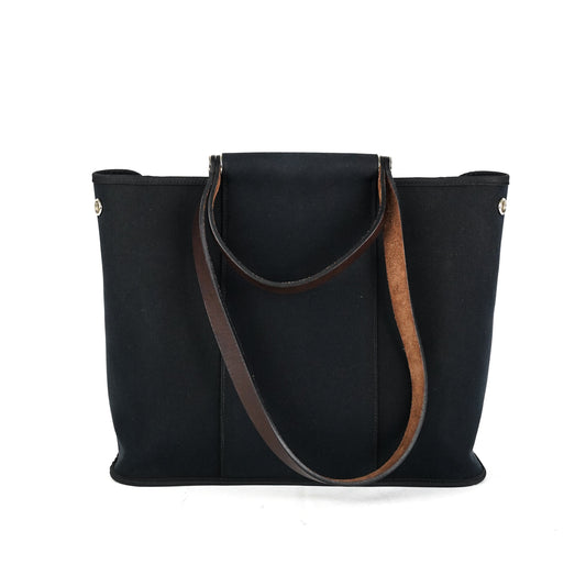 Hermes Canvas Bag Black - M Stamp - photo 2