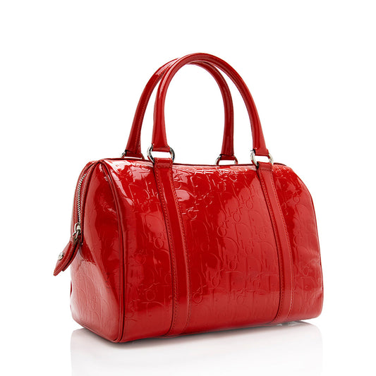 Dior Oblique Patent Leather Boston Bag - image 2