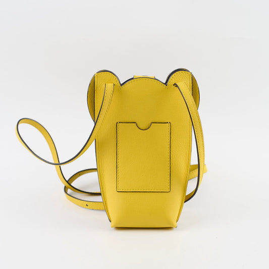 Loewe Elephant Crossbody Bag Yellow - photo 2