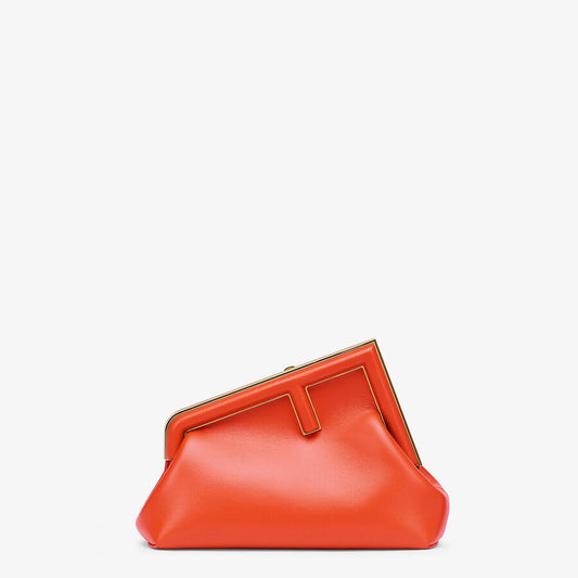 Fendi First Small Red leather bag - image 2