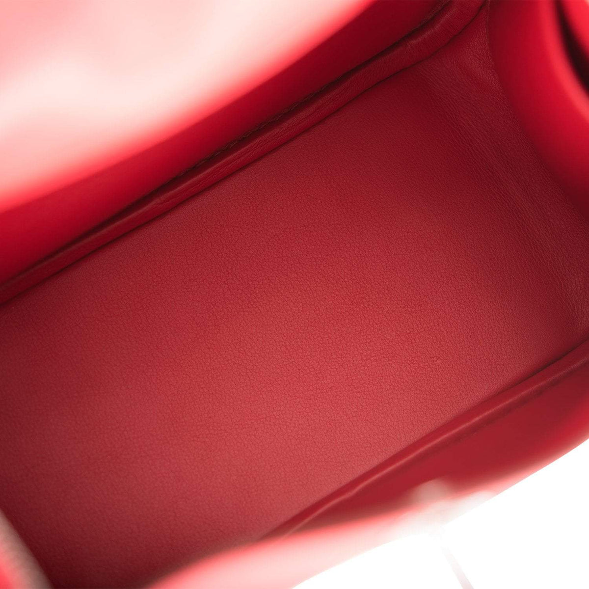 Hermès Rouge de Coeur Swift Mini Lindy Palladium Hardware - photo 7