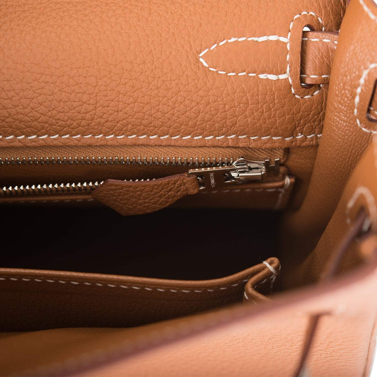 Hermès Kelly Retourne 25 Gold Togo Palladium Hardware - photo 9