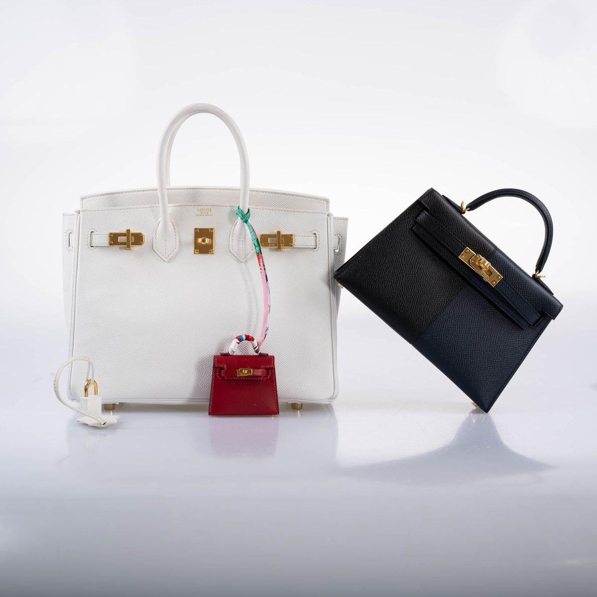 Hermès Birkin 25 White Epsom with Gold Hardware - 2008, L Square - photo 13