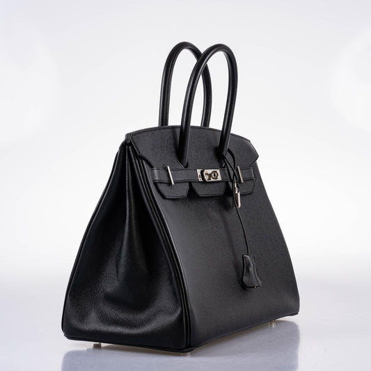 Hermès Birkin 35 Black Epsom leather Palladium Hardware - 2017, A - photo 2