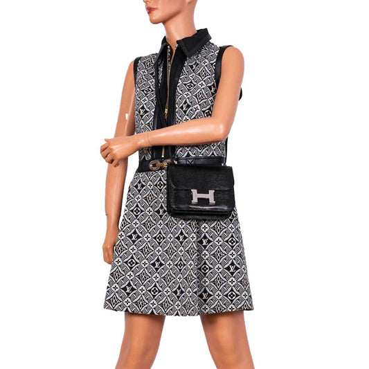 Hermès Constance 18 Black Salvator Lizard Palladium Hardware - 2021, Z - photo 2