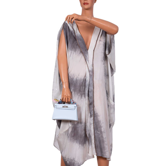 Hermes Kelly 20 Mini II Bleu Brume Hydra Epsom Palladium Hardware- 2021, Z - image 2