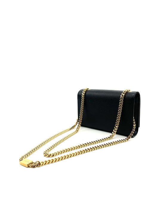 Saint Laurent Small Grain de Poudre Monogram Kate Bag - photo 2