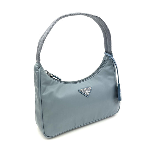 Prada Re-Edition 2000 Nylon Mini Bag Blue - photo 2