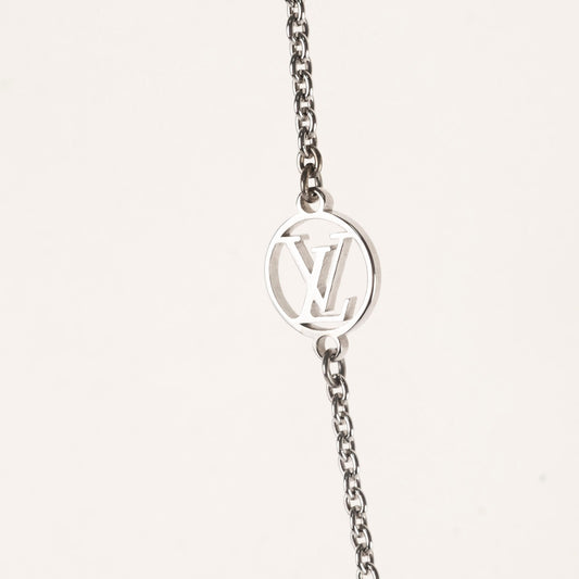 Louis Vuitton Flowerful Necklace Silver Plated - photo 2