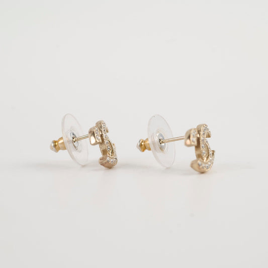 Chanel CC Crystal Earrings Costume Jewellery - photo 2