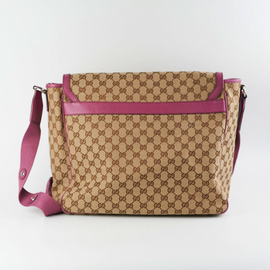 Gucci Baby Bag with Changemat Monogram Pink - photo 2