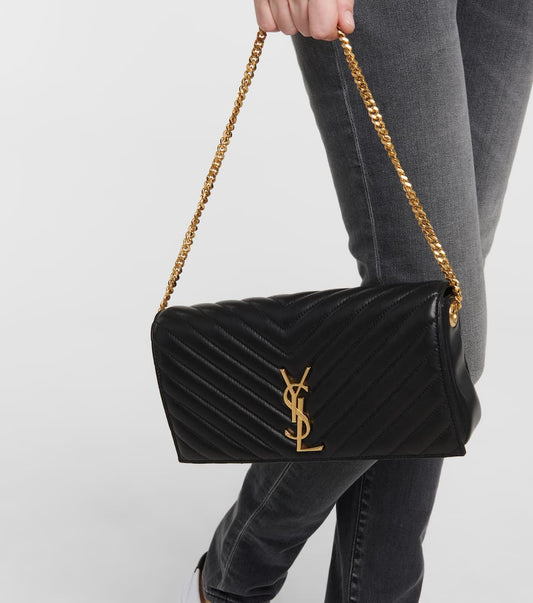 Kate Baguette Leather Shoulder Bag - image 2