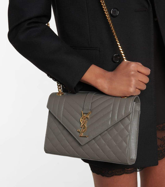 Envelope Medium Leather Shoulder Bag - image 2