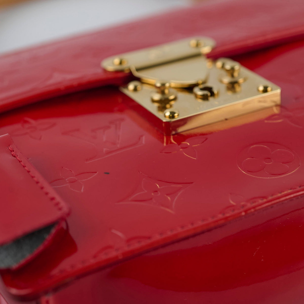 Louis Vuitton Spring Street Vernis Bag Monogram Red - photo 13