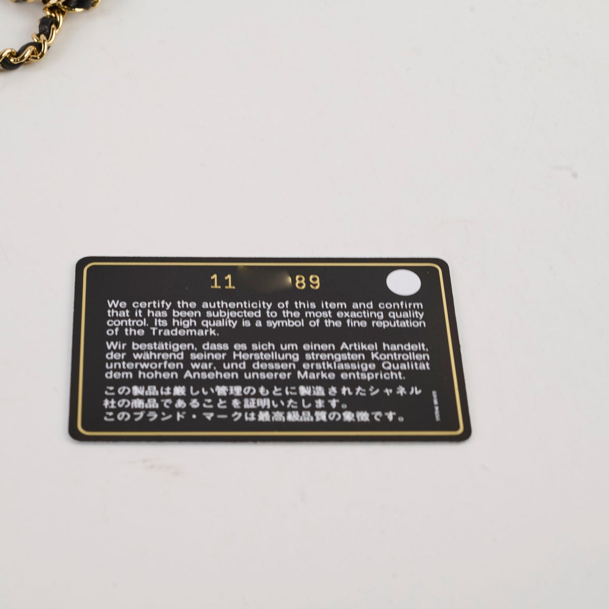 Chanel Chocolate Bar Mini Flap Black Satin - photo 15