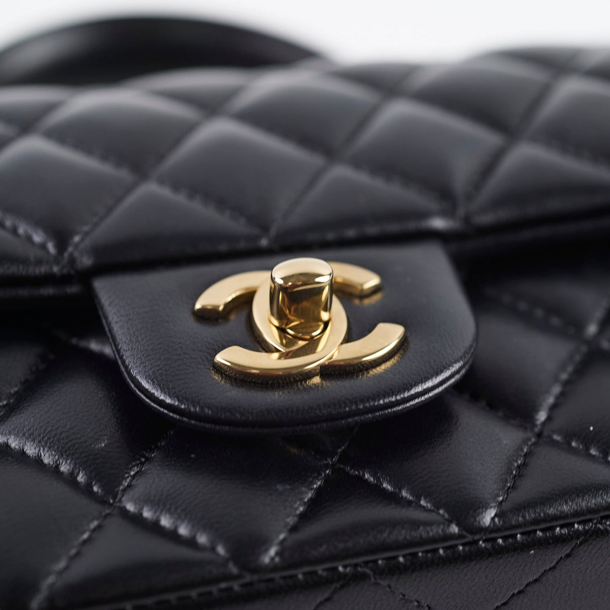 Chanel Top Handle Mini Rectangle Black Lambskin - photo 16