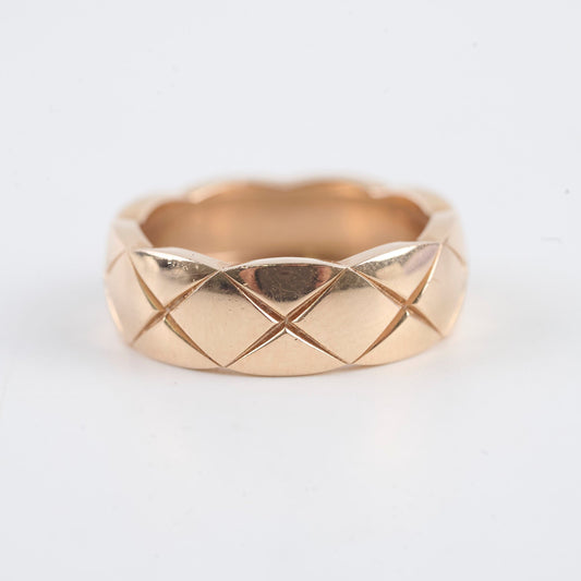 Chanel Coco Crush Beige Gold Ring Size 54 - photo 2