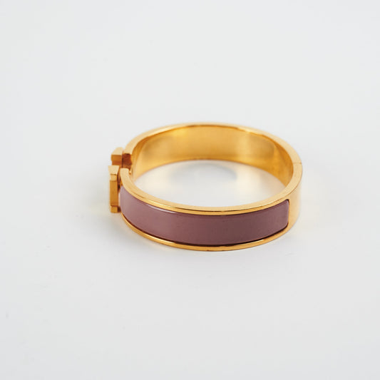 Hermes H Clic Bracelet Size PM Rose - photo 2