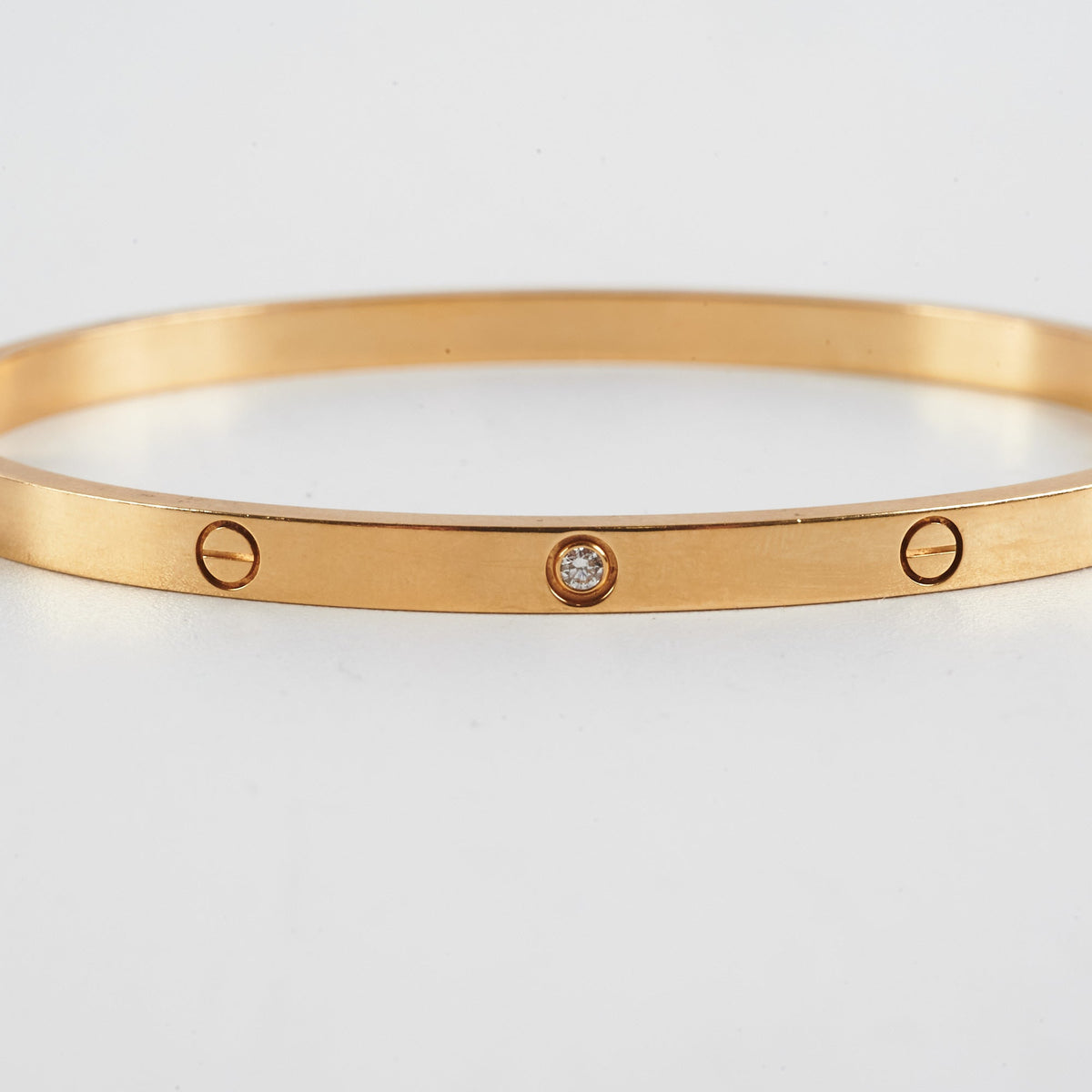 Cartier SM Love Bangle with 6 Diamonds Yellow Gold 17 - photo 8