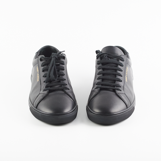 Saint Laurent Leather Sneakers Black 41 - photo 2